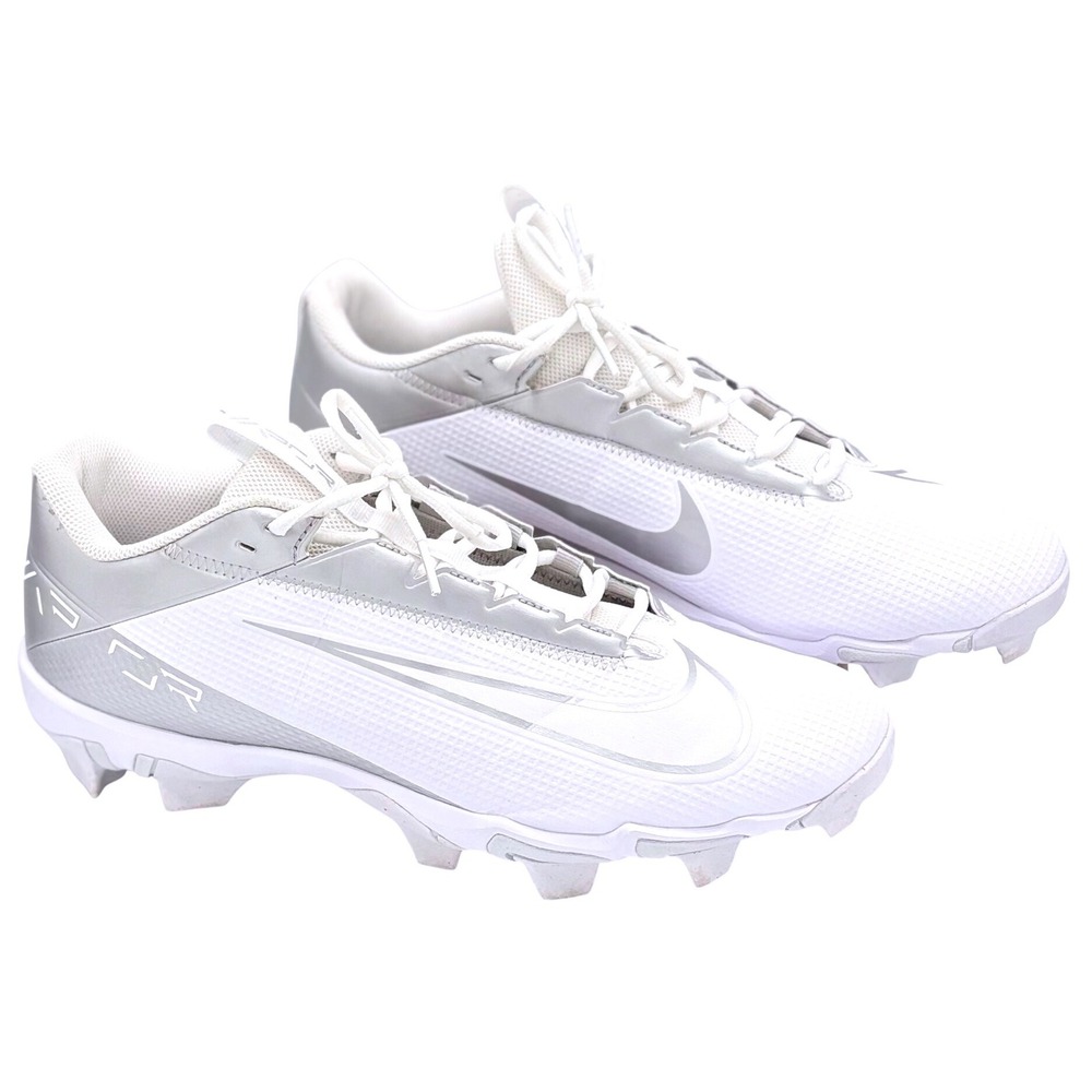 Nike Vapor Edge Shark 2‎ White Silver Mens US 12 Football Cleats DH5088-102